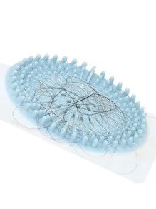 2件套硅胶地漏盖，防臭家用下水道管道防臭盖，适用于浴室，浴室配件，浴室工具 - 藍色 - 查看 3