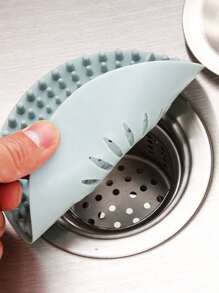 2件套硅胶地漏盖，防臭家用下水道管道防臭盖，适用于浴室，浴室配件，浴室工具 - 藍色 - 查看 6