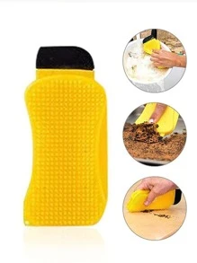 1 pieza Estropajo de silicona limpieza multifuncional 3 en 1 para doméstico - Multicolor - Ver 3