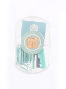 1盒釘書機和迴紋針套裝