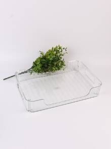 Hộp Đựng Mỹ Phẩm Trong Suốt, 1 Hộp Đựng Đồ Trang Điểm Có Tay Cầm, Khay Đựng Mỹ Phẩm Dung Tích Lớn, Hộp Đựng Sơn Móng Tay, Hộp Đựng Đồ Phòng Tắm Đa Năng, Hộp Đựng Để Bàn Cho Tủ Quần Áo, Phòng Tắm, Bàn Trang Điểm & Mặt Bàn - Trong sáng - Xem 5