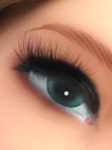 10 Passenger eyelashes are thick curled 14mm fluffy slim fake eyelashes Daily cat naturally slender