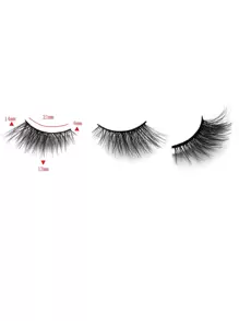 10 Passenger eyelashes are thick curled 14mm fluffy slim fake eyelashes Daily cat naturally slender