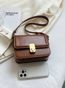 Túi Crossbody Nữ màu trơn Có thể điều chỉnh được Giải trí - màu nâu - Xem 5