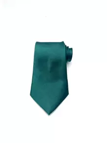 Men Solid Tie Casual Perfect For Friend As A Gift - Green - View 1