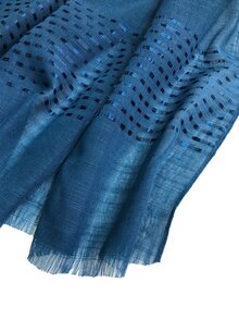 Pañuelo bajo crudo - Neblina azul - Ver 4