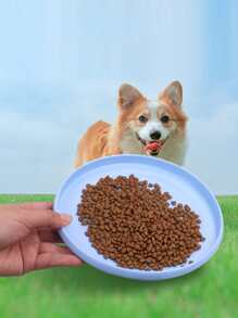 1 đĩa bay huấn luyện thú cưng màu sắc ngẫu nhiên - trái cam - Xem 3