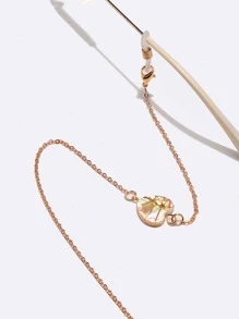 1pc Women's Floral, Heart, Shell Eyeglasses Chain, Casual & Vacation