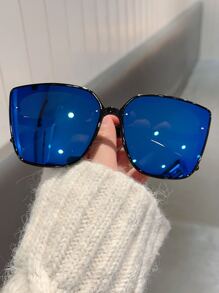 Kính thời trang cỡ lớn phù hợp cho tiệc tùng, dạo phố, du lịch, tụ tập và mặc hàng ngày Phụ kiện đi biển cho phụ nữ Kính râm cho kỳ nghỉ bãi biển mùa hè, ngoài trời, du lịch - màu đen - Xem 6