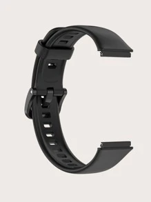 Black Silicone Strap For Band 7 - Black - View 7