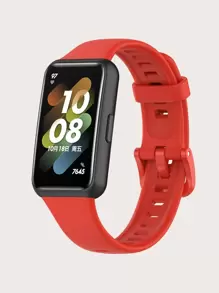 适合 Band 7 的红色硅胶表带 - 紅色 - 查看 1