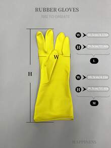 2對乳膠家居手套極簡粉色家居手套