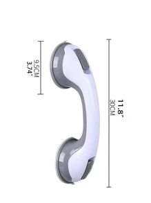 1pc Anti-slip Plastic Handrail, Suction Cup Handle For Bathroom - Multicolor - View 6