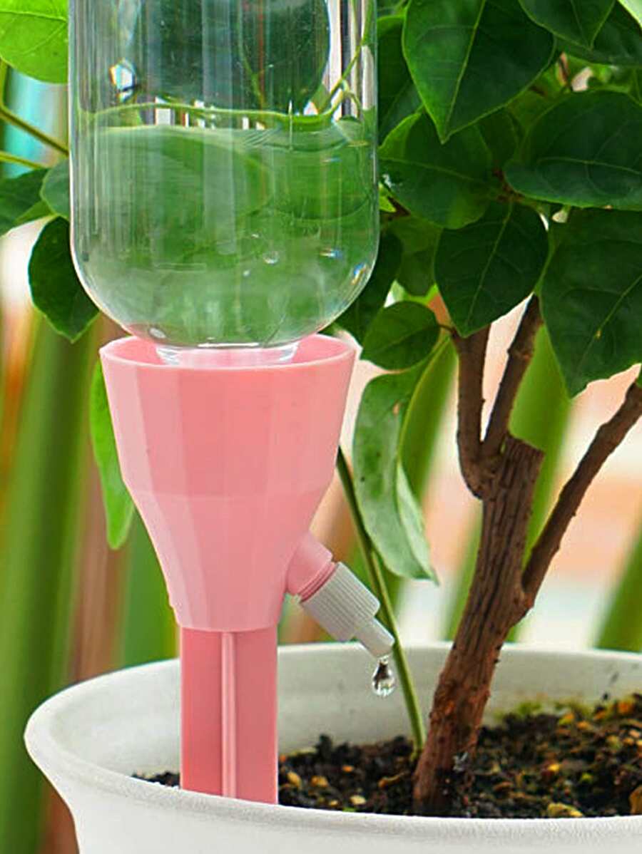 3pcs Adjustable Automatic Watering Device, Simple Plastic Watering Kit For Outdoor, Garden - Multicolor - View 1
