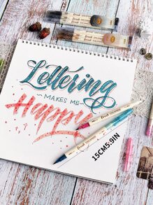 3 cái Ngẫu nhiên Màu Đôi Đầu Bút Đánh Dấu - Nhiều màu - Xem 7