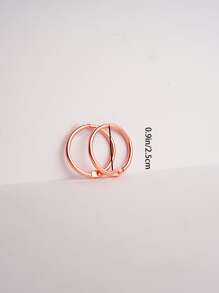 licao 30pcs Random Metal Ring Binder - Rose Gold - View 6
