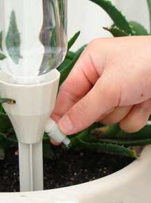 3pcs Adjustable Automatic Watering Device, Simple Plastic Watering Kit For Outdoor, Garden - Multicolor - View 2