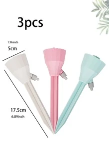 3pcs Adjustable Automatic Watering Device, Simple Plastic Watering Kit For Outdoor, Garden - Multicolor - View 4