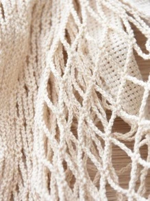 1 件便携式水果收纳袋，厨房用悬挂蔬菜网袋