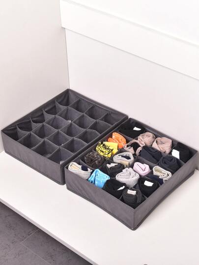 WHICHLIFE 1pc Plain 20 Grids Underwear Storage Box Decorations Decor Festival Decor Room Decor Home Decor Bed Room Decor Dress Pants Shoes Jeans Boots Skirt Bedroom, Organizer, Home Storage, For White T-Shirt Women, Black Pants Women, Ladies Winter Clothes, Dress, Winter Clothes For Ladies, Elegant Woman Dresses, White Shirt For Ladies, Long Sleeve, White Jumpsuit For Women, Spring Dresses For Women, Spring Outfits For Women, Spring, Spring Clothes, Minimalist, Summer Tops Storage