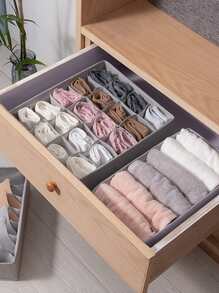 WHICHLIFE 3pcs Underwear & Socks Storage Box Set, Keep Your Drawers Organized & Clutter-Free Halloween Decorations Halloween Costumes Autumn Decor Festival Decor - Grey - View 2