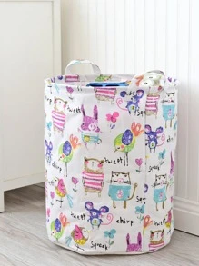 WHICHLIFE Giỏ lưu trữ đồ họa hoạt hình - Nhiều màu - Xem 4