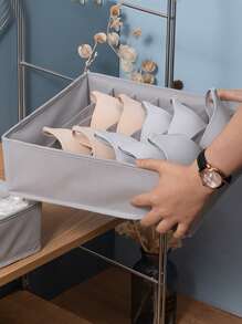 WHICHLIFE 3pcs Underwear & Socks Storage Box Set, Keep Your Drawers Organized & Clutter-Free Halloween Decorations Halloween Costumes Autumn Decor Festival Decor - Grey - View 7