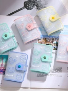 1 pieza Funda de tarjeta con estampado de dibujos animados al azar - Multicolor - Ver 1