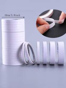 5rolls Double-sided Adhesive Tape - White - View 2