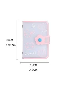 1 pieza Funda de tarjeta con estampado de dibujos animados al azar - Multicolor - Ver 2