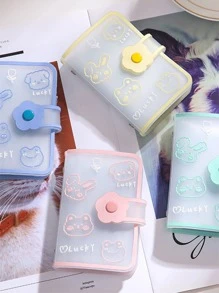 1 pieza Funda de tarjeta con estampado de dibujos animados al azar - Multicolor - Ver 4