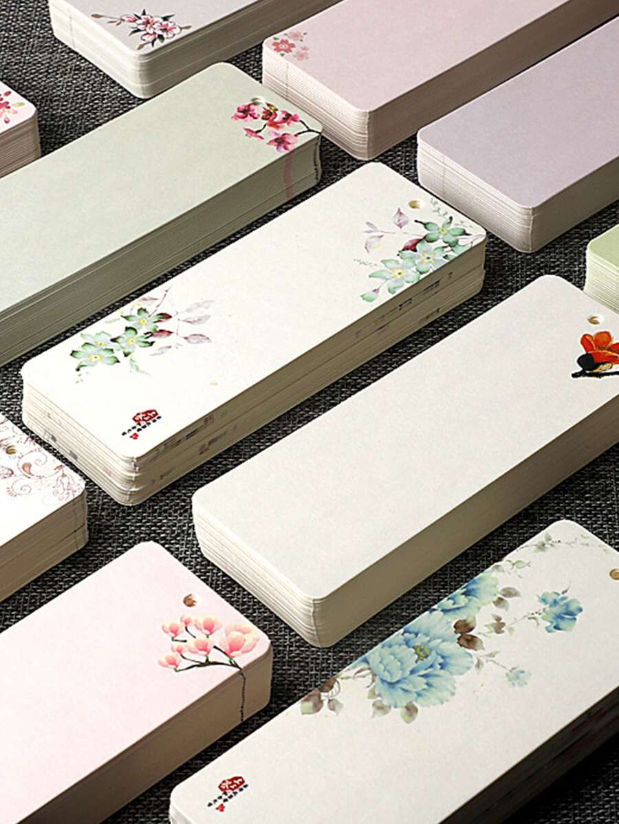 1入組隨機圖案紙書籤