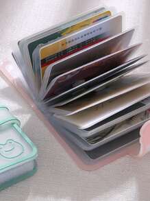 1 pieza Funda de tarjeta con estampado de dibujos animados al azar - Multicolor - Ver 6