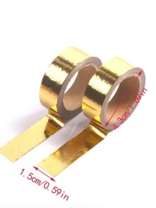 1roll Plain Color Washi Tape - Multicolor - View 2