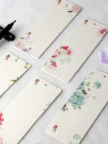 1入組隨機圖案紙書籤