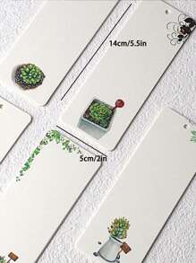 1入組隨機圖案紙書籤