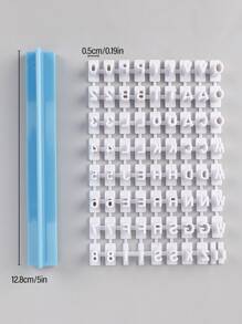 1set Random English Alphabet Cream Mold - Multicolor - View 2