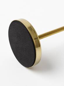 1 件圆形桌号架，金色不锈钢座位卡架，适用于派对餐桌