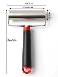 1 pieza Rodillo de acero inoxidable