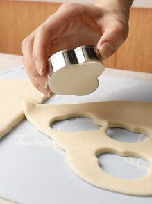 3入組熊形狀餅乾模具 - 銀色 - 查看 4