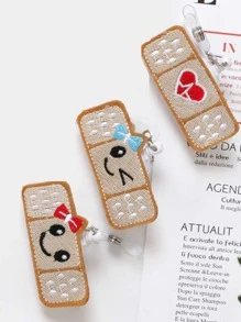 1入組隨機卡通卡扣飾 - 彩色 - 查看 1