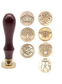 1pc Random Rose Sealing Wax Stamp - Multicolor - View 2