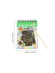 1pc Sách Tranh Cào Ngẫu Nhiên & Thanh 1pc - Nhiều màu - Xem 6