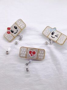 1入組隨機卡通卡扣飾 - 彩色 - 查看 6