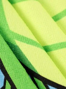 1pc Cute Dinosaur Print Kid's Bath Towel, Kid's Shower Towel For Bathroom - Green - View 4