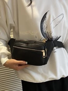 Riñonera minimalista - Negro - Ver 3