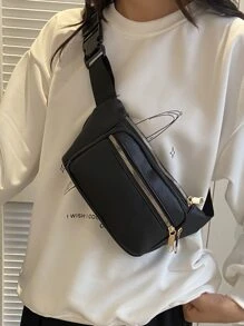 Riñonera minimalista - Negro - Ver 4