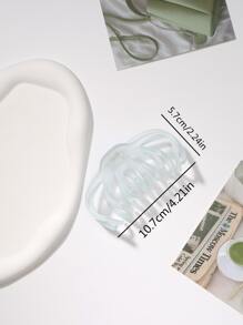 Minimalist Hair Claw - Baby Blue - View 4