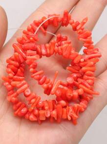 1strand Geometric Design DIY Bead - Orange - View 1