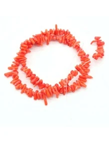 1strand Geometric Design DIY Bead - Orange - View 2